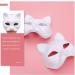Lurrose Cat Mask Set - 4 Unpainted DIY White Fuchs Animal Masks for Halloween & Cosplay Parties - International Shipping Available - Buy Online on GoSupps.com