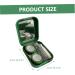 Buy SOLUSTRE Contact Lens Case & Makeup Mirror Set - Frosted Plastic Portable & Stylish for Travel - Buy Online on GoSupps.com