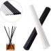Belvanr Wooden Fragrance Sticks for Diffusers - 100 Rattan Aroma Replacement Sticks (Black & White) | Enhance Your Room's Scent - Buy Online on GoSupps.com