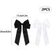 2 Pack Bow Hair Clips Pink Hair Bows for Women Girls Large Bow Clips Hair Barrette Hair Accessories(Black White) - Buy Online on GoSupps.com