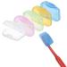 ASYKNM 5 PCS Portable Toothbrush Protective Case ideal for travel & storage protect & clean the brush during transport.