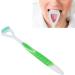 Verdant Touch Tongue Brush - Flexible Long Handle Tongue Scraper for Oral Health - Green Tongue Cleaner Tool - Buy Online on GoSupps.com