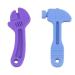 WITUONE LAIMALA Teething Toys for Babies  Baby Teething Toys  Silicone Baby Teether Toys  Baby Chew Toys  Molar Teether  Hammer Wrench Spanner Pliers Shape Teething Toys for Boys Girls Style 2