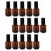 Beaupretty 15 St. Empty Nail Polish Bottles - Refillable Glass Nail Cosmetic Containers for Easy Packaging (5.3x3.2 cm) - Buy Online on GoSupps.com
