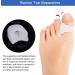 3 Pairs Gel Toe Separators Set - Washable & Reusable Toe Straightener Spacers for Crooked and Overlapping Toes - Buy Online on GoSupps.com