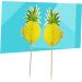 10 Pcs Wedding Decor Cupcake Toppers Cupcake Topper Decorations Cupcake Picks Cupcake Sticks Cupcake Pick Sticks Paper Cup Hawaii 3d Bamboo Yellow medium - Buy Online on GoSupps.com