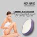 No Hair Crystal Hair Eraser - Reusable Painless Hair Remover for Men and Women - Exfoliation Tool for Back, Arms, and Legs - Matte Purple - Buy Online on GoSupps.com