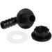 Rtengtunn Plastic Tank Connector | Waterproof Water Drainage Joints for Aquariums | Pipe Replacement Parts for Fish & Pets - Buy Online on GoSupps.com
