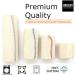 Premium Cotton Elastic Bandage Wrap - 4 Pack (Sizes 2 3 4 6) | Compression Wrap for Sprains & Injuries - International Shipping Available - Buy Online on GoSupps.com
