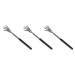 Clyictz 3 x Back Scraper with Retractable Handle Stainless Steel Skeleton Handle Back Massager Body Massager Head Scraper