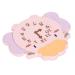 Teething Toy Cartoon Animal Alarm Clock Shaped Teething Toy Gum Relief Infant Soft Silicone Cute Teething Chew Toy (Type 2)