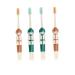Mikinona 4 pieces of children's toothbrush travel case for the toothbrush cartoon children toothbrush toothbrushes for children kids toothbrush travel toothbrush travel toothbrush children toothbrush household (1 Pack) as shown
