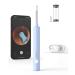 Ear Wax Removal Tool with Ear Camera 1080P  Ear Cleaner with Camera and Light  Earwax Cleaner with 2 Food-Graded Silicone Ear Spoon  Micro Ear Scope for Ear Pick  Blue