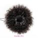 Buy 6-Inch Short Afro Puff Drawstring Ponytail - Human Hair Curly Clip-In Extensions in Natural Color - Buy Online on GoSupps.com