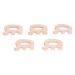 5pcs Baby Elephant Teething Toys | Beech Wood Pain Relief Rings | Modern DIY Necklace & Bracelet - Buy Online on GoSupps.com