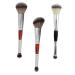 PLAFOPE 3pcs Double-ended Makeup Brush Cosmetic Supplies Cosmetic Brush Blush Brush Artificial Fiber