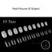 Sethexy Short Oval False Nails - 500 Pieces 10 Sizes Full Cover Acrylic Nail Tips for Art Nail Design (Natural) - International Shipping Available - Buy Online on GoSupps.com