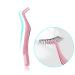 2 PCS Eyelash Applicator Tool & Tweezers for False Lashes - Curved Stainless Steel Clip with Comb for Easy Application and Removal - Buy Online on GoSupps.com