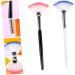 FRCOLOR Fan fan Chemical Peel silicone scraper tool facial Makeup Supplies Facial Applicator applicator Tool artificial fiber care Mask - Buy Online on GoSupps.com