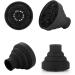 Portable Travel Hair Diffuser & Airflow Concentrator - Black, Ideal for Curly or Wavy Hair Styling - Buy Online on GoSupps.com