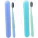 Mobestech 4-Piece Travel Toothbrush Set | Eco-Friendly Wooden Toothbrushes with Super Soft Heads | Natural Hand Toothpaste Gift | International Shipping - Buy Online on GoSupps.com