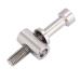 Titanium Alloy Bike Seatpost Screw, Seatpost Screw, Bike Seat Clamp, for DIY Replacement Parts(Titanium, M5x35)