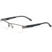 Twinkleyes reading glasses metal visual aid optics semicircular glasses glasses reading help for women men from 1.0 1.5 2.5 3.5 4.0 gray 1.0 x