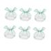 HOMSFOU 6pcs Dragon Water Fountain Cute Ashtray Mini Sweet Bags Clear Goody Bags Wedding Favors Candy Jar Gift Bixes Gift Boxes for Presents Birthday Favor Bride Personality Candy 1 count (Pack of 1) Blue