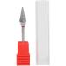 Tungsten Steel Nail Art Manicure Drill Bits - Red Electric Pedicure Grinding Head - Buy Online on GoSupps.com