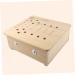 Beaupretty Moxibustion Box - Adjustable Wooden Foot Moxa Cone Burner for Home Pedicure Care - Buy Online on GoSupps.com