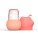 Ice Roller for Face Ice Cube Facial Roller Massager (De-Puff Eye Bags Reduce Migraine Pain) Reusable Silicone Face/Neck Ice Mold for Naturally Skin Care Ideal Gift for The Special Women You Love #6 Pink