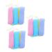 Baluue 15pcs Foaming Soap Mesh Bag Soap Pouch Saver Body Soap Cleaning Sponge Soap Holder Pe Network 14.5x5cm As Shown