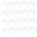 TEHAUX 80 Pcs Acrylic Round Sheet Cake Pan Clear Ornaments Circle Acrylic Blanks Multifunction Pallet - Buy Online on GoSupps.com