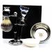 Premium Black Shaving Care Gift Set for Him | Synthetic Hair Brush Safety Razor & Accessories - Buy Online on GoSupps.com