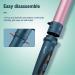 32mm Professional Ceramic Curling Wand for Long Beach Waves - Adjustable Temperature, Dual Voltage - Rose Gold - Buy Online on GoSupps.com