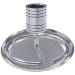 1 set MOXA seat metal Tablet The Stock Moxa rod focal holder stainless steel-moxa-stick burning base base base base metal stand storage seat stainless steel household
