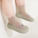 Cute Toddler Sock Shoes for Baby First Walking | Soft Sole with Grips 12-18 Months - Coffee - Buy Online on GoSupps.com