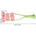 Shop Pink Flower Design V Shaped Face Massager Roller | Melon Seed Face Massager for Arms & Face - Best International Shipping - Buy Online on GoSupps.com