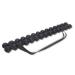 The vertebral extension for pain relief in the lower back decompression equipment for back tears and spine orientation including storage bags and supporting belt black