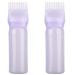 EHOTER 120Ml Applicator Bottle Hair Colour Brush Hair Oil Bottle with Graduated Brush Applicator Bottle Comb Root Comb Salon Hair Coloring Tool (2 Pack Purple) 1.0 count