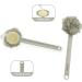 Anzonn Double-sided Body Bath Brush with Loofah Sponge - Long Handle Back Scrubber offered in Gray for Exfoliating Massage - Buy Online on GoSupps.com