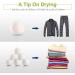 Premium New Zealand Wool Dryer Balls - Reusable Fabric Softener Reduce Wrinkles & Static XL Size 6-Pack - Eco-Friendly & Natural - Buy Online on GoSupps.com