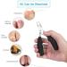 URAQT Toenail Clippers 4 Pcs Set - Heavy Duty Nail Trimmer Kit for Thick Nails, Ingrown Toenails - Includes Nail Lifter, Nail File, Precision Cuticle Scissors - Black - Buy Online on GoSupps.com