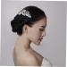 DOITOOL Tiara Wedding Hair Comb Pearl Hair Comb Bridal Headdress Wedding Headpiece Bride Alloy Hair Accessories - Buy Online on GoSupps.com