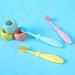 SUICRA Soft-Bristled Silicone Toothbrush Set - 3pcs Teeth Training Toothbrushes for Kids & Adults - International Shipping - Buy Online on GoSupps.com