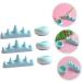 1 Set Nail Art Brush Cup Paint Brush Rest Brush Holder Pen Wash Cup Nail Brush Rest Nail Soak off Bask Candlesticks Holders Nail Art Supplies Plastic Nail Removal Wash Stand - Buy Online on GoSupps.com