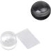 Clear Jelly Nail Art Stamper and Scraper Transparent Silicone Nail Art Stamping Template with Cap Manicure Nail Care Tool-1set - Buy Online on GoSupps.com