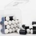 Bowitzki Finger Sponge Set - 25 Foam Daubers with Box for Face Paint, Crafts, Chalk, and Drawing - Buy Online on GoSupps.com
