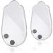 Heel Liner Self-Adhesive Soft Shock Absorption Orthotic Inserts for Men - Comfort for Plantar Fasciitis (Medium Transparent) | International Shipping Available - Buy Online on GoSupps.com