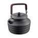 Alocs Camping Kettle 1.3L,Portable Tea Kettle Outdoor Hiking Picnic Water Kettle Lightweight Teapot Coffee Pot Gray